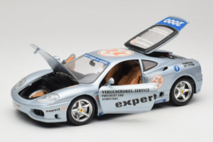 Ferrari 360 Modena Expert #1 Argent Bburago 1:18 3348-S1 Métal Moulé — image 2 sur 8