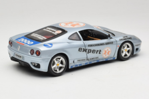 Ferrari 360 Modena Expert #1 Argent Bburago 1:18 3348-S1 Métal Moulé — image 3 sur 8