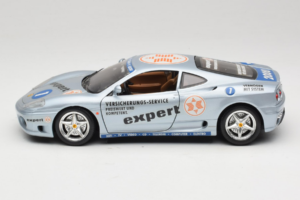 Ferrari 360 Modena Expert #1 Argent Bburago 1:18 3348-S1 Métal Moulé — image 4 sur 8
