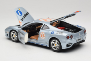 Ferrari 360 Modena Expert #1 Argent Bburago 1:18 3348-S1 Métal Moulé — image 5 sur 8