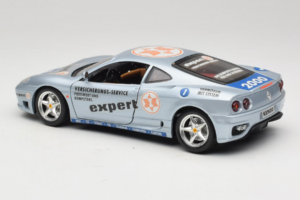 Ferrari 360 Modena Expert #1 Argent Bburago 1:18 3348-S1 Métal Moulé — image 7 sur 8