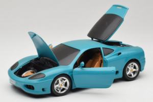 Ferrari 360 Modena Migros Édition Limitée 333 pcs Bleu Bburago 1:18 3358-G1 Métal Moulé — image 2 sur 8