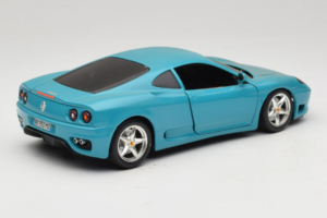 Ferrari 360 Modena Migros Édition Limitée 333 pcs Bleu Bburago 1:18 3358-G1 Métal Moulé — image 3 sur 8