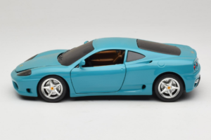 Ferrari 360 Modena Migros Édition Limitée 333 pcs Bleu Bburago 1:18 3358-G1 Métal Moulé — image 4 sur 8