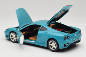 Ferrari 360 Modena Migros Édition Limitée 333 pcs Bleu Bburago 1:18 3358-G1 Métal Moulé — image 5 sur 8