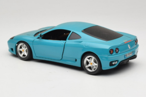 Ferrari 360 Modena Migros Édition Limitée 333 pcs Bleu Bburago 1:18 3358-G1 Métal Moulé — image 7 sur 8