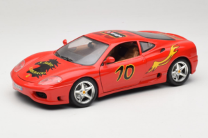 Ferrari 360 Modena #10 5 Jahre IG Bburago Rouge Bburago 1:18 3358-P2 Métal Moulé