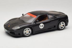 Ferrari 360 Modena #14 Noir Édition Limitée Bburago 1:18 3368-B1 Métal Moulé
