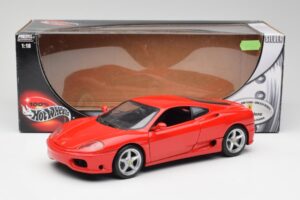 Ferrari 360 Modena Rouge Hot Wheels 1:18 25736 Métal Moulé — image 8 sur 8