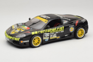 Ferrari 360 Modena Rentabel #314 Gagliardi Noir Bburago 1:18 3378-B1 Métal Moulé