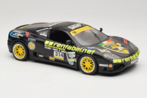 Ferrari 360 Modena Rentabel #314 Gagliardi Noir Bburago 1:18 3378-B1 Métal Moulé — image 6 sur 8