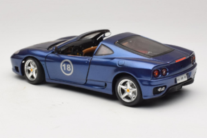 Ferrari 360 Modena Targa Édition Limitée 333 pcs Violet Métallique Bburago 1:18 3348-F1 Métal Moulé — image 7 sur 8