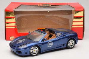 Ferrari 360 Modena Targa Édition Limitée 333 pcs Violet Métallique Bburago 1:18 3348-F1 Métal Moulé — image 8 sur 8