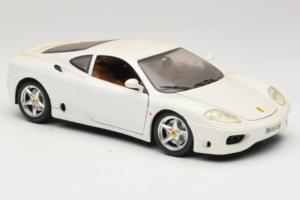 Ferrari 360 Modena Blanc Bburago 1:18 3368-W1 Métal Moulé — image 6 sur 8