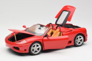 Ferrari 360 Spider Rouge Hot Wheels 1:18 FER129 Métal Moulé — image 2 sur 8