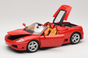 Ferrari 360 Spider Rouge Hot Wheels 1:18 27774-M1 Métal Moulé — image 2 sur 8