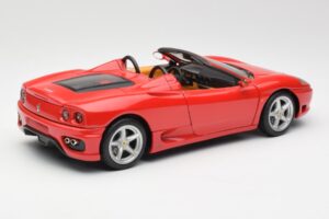 Ferrari 360 Spider Rouge Hot Wheels 1:18 FER129 Métal Moulé — image 3 sur 8