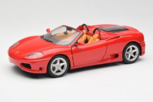 Ferrari 360 Spider Rouge Hot Wheels 1:18 FER129 Métal Moulé