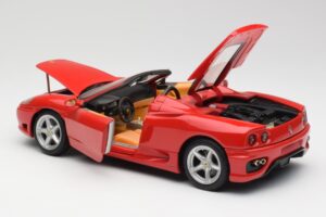 Ferrari 360 Spider Rouge Hot Wheels 1:18 FER129 Métal Moulé — image 5 sur 8