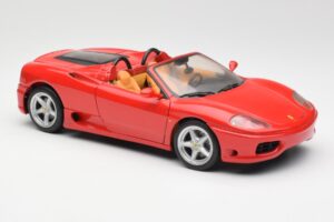 Ferrari 360 Spider Rouge Hot Wheels 1:18 FER129 Métal Moulé — image 6 sur 8