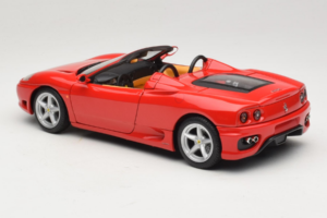 Ferrari 360 Spider Rouge Hot Wheels 1:18 27774-M1 Métal Moulé — image 7 sur 8