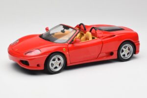 Ferrari 360 Spider Rouge Hot Wheels 1:18 57310 Métal Moulé