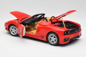 Ferrari 360 Spider Rouge Hot Wheels 1:18 57310 Métal Moulé — image 5 sur 8