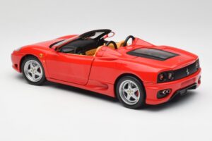 Ferrari 360 Spider Rouge Hot Wheels 1:18 57310 Métal Moulé — image 7 sur 8