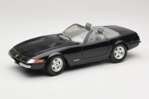 Ferrari 365 GTB/4 Daytona Cabriolet Noir Techno Giodi 1:18 40011-B1 Métal Moulé
