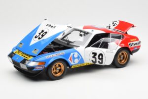 Ferrari 365 GTB/4 #39 J-C. Andruet / Lena 24 Hours of Le Mans 1972 Kyosho 1:18 08164E Métal Moulé — image 2 sur 8