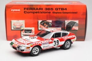 Ferrari 365 GTB4 Competizione #39 1973 Kyosho 1:18 08164F Métal Moulé — image 8 sur 8