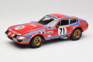 Ferrari 365 GTB4 Competizione #71 24 Hours of Le Mans 1974 Kyosho 1:18 08164A Métal Moulé