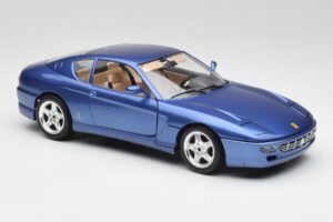 Ferrari 456 GT Blu Pozzi Bburago 1:18 3036-M3 Métal Moulé — image 6 sur 8
