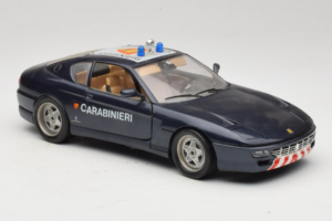 Ferrari 456 GT Carabinieri Noir Bburago 1:18 3036-B3 Métal Moulé — image 6 sur 8