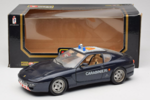 Ferrari 456 GT Carabinieri Noir Bburago 1:18 3036-B3 Métal Moulé — image 8 sur 8