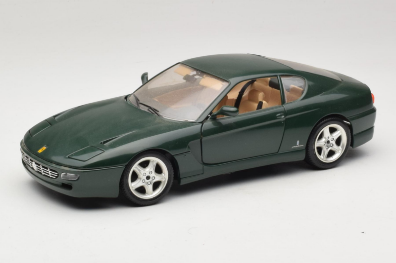 Ferrari 456 GT Vert Foncé Bburago 1:18 3046-GR1 Métal Moulé