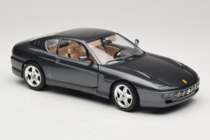 Ferrari 456 GT Gris Metallic Peinture Spéciale Bburago 1:18 3036 D Métal Moulé — image 6 sur 8