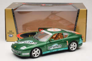Ferrari 456 GT Profex #1 Vert 1992 Bburago 1:18 3336-GR1 Métal Moulé — image 8 sur 8
