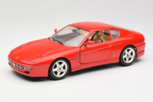 Ferrari 456 GT Rouge Bburago 1:18 3036-M1 Métal Moulé