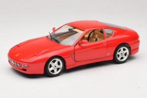 Ferrari 456 GT Rouge Bburago 1:18 3046-R1 Métal Moulé