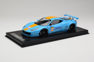 Ferrari 458 LB Works Gulf Blue Orange BBA 1:18 REMC033 Résine — image 2 sur 7