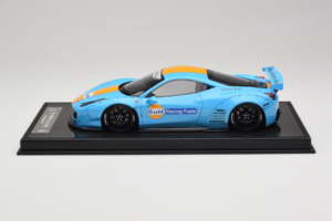 Ferrari 458 LB Works Gulf Blue Orange BBA 1:18 REMC033 Résine