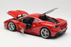 Ferrari 488 GTB Rouge Bburago 1:18 18-16008 Métal Moulé — image 5 sur 8