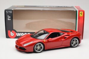 Ferrari 488 GTB Rouge Bburago 1:18 18-16008 Métal Moulé — image 8 sur 8