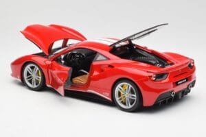 Ferrari 488 GTB Rouge Bburago 1:18 18-76102 Métal Moulé — image 5 sur 8