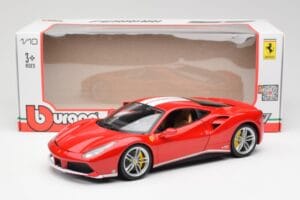 Ferrari 488 GTB Rouge Bburago 1:18 18-76102 Métal Moulé — image 8 sur 8