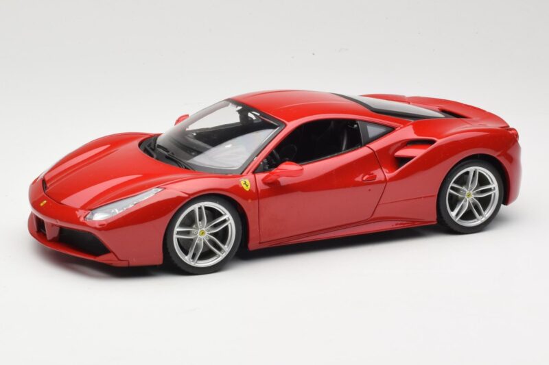 Ferrari 488 GTB Rouge Bburago 1:18 18-16008 Métal Moulé