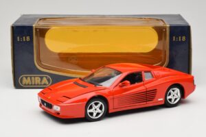 Ferrari 512 TR Rouge Mira 1:18 6144 Métal Moulé — image 8 sur 8