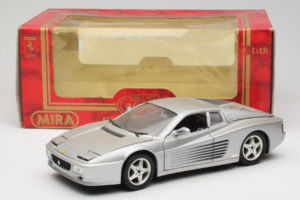 Ferrari 512 TR Argent Mira 1:18 6178-B1 Métal Moulé — image 8 sur 8