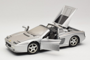 Ferrari 512TR Targa Argent Mira 1:18 6175 Métal Moulé — image 2 sur 8